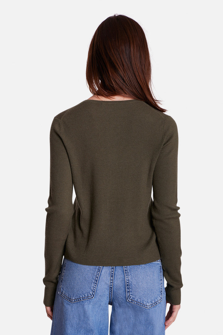 Sylvia Cardigan Army Green
