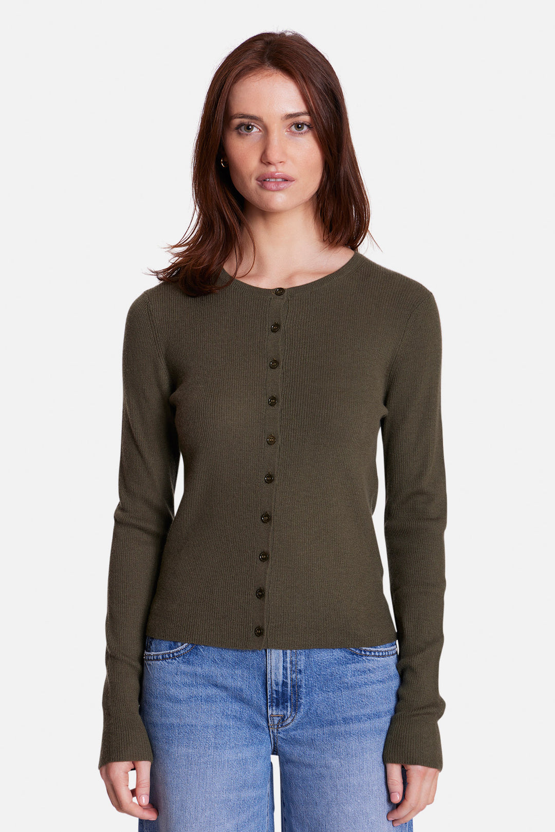Sylvia Cardigan Army Green