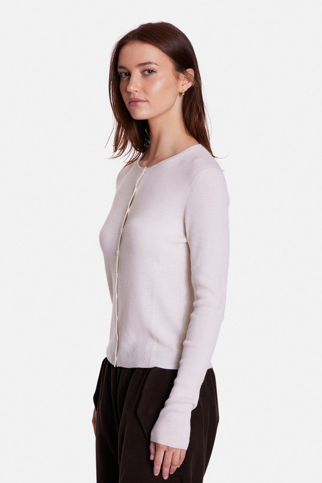Sylvia Cardigan Ivory