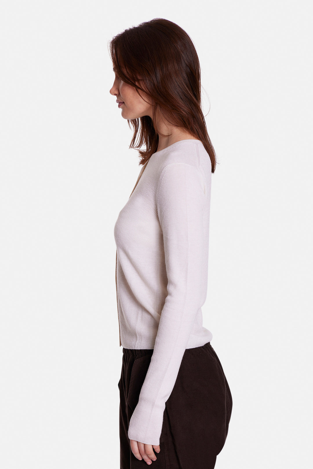 Sylvia Cardigan Ivory