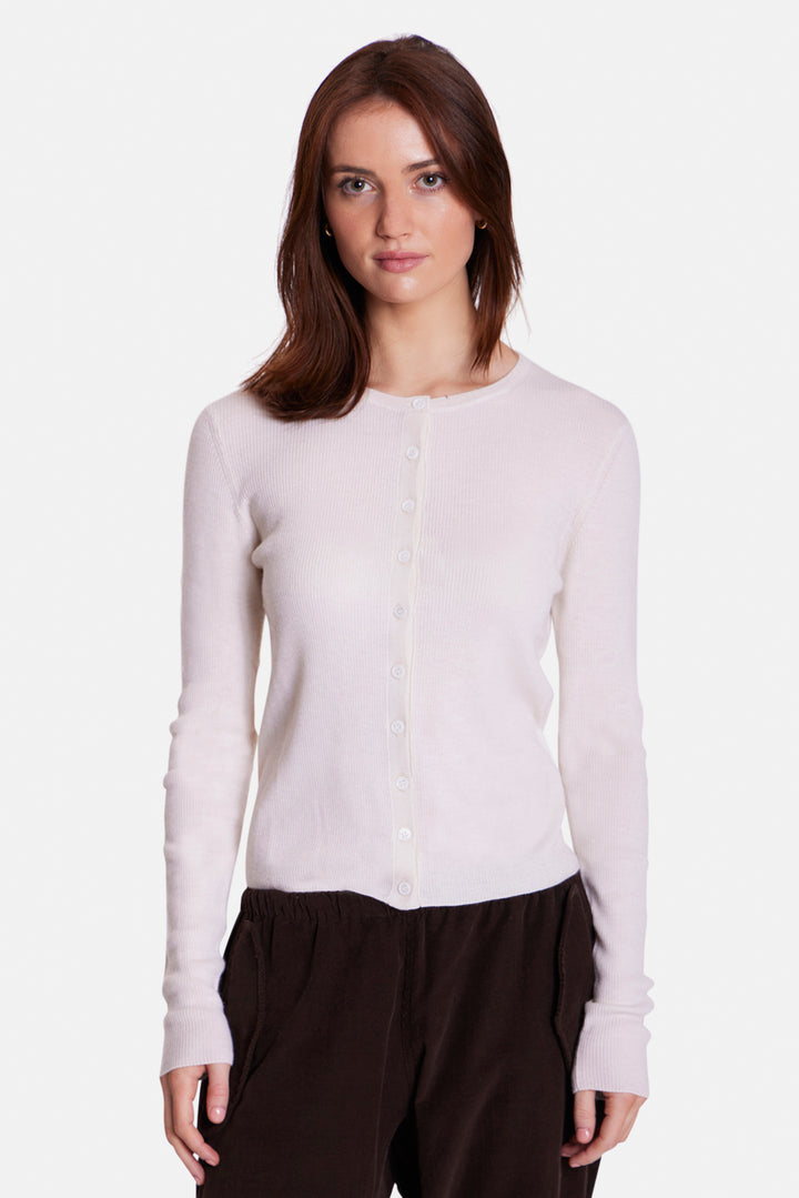 Sylvia Cardigan Ivory