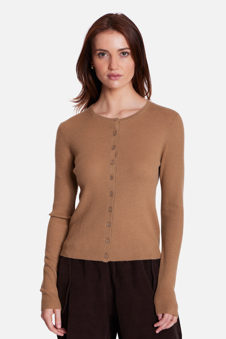 Sylvia Cardigan Tan