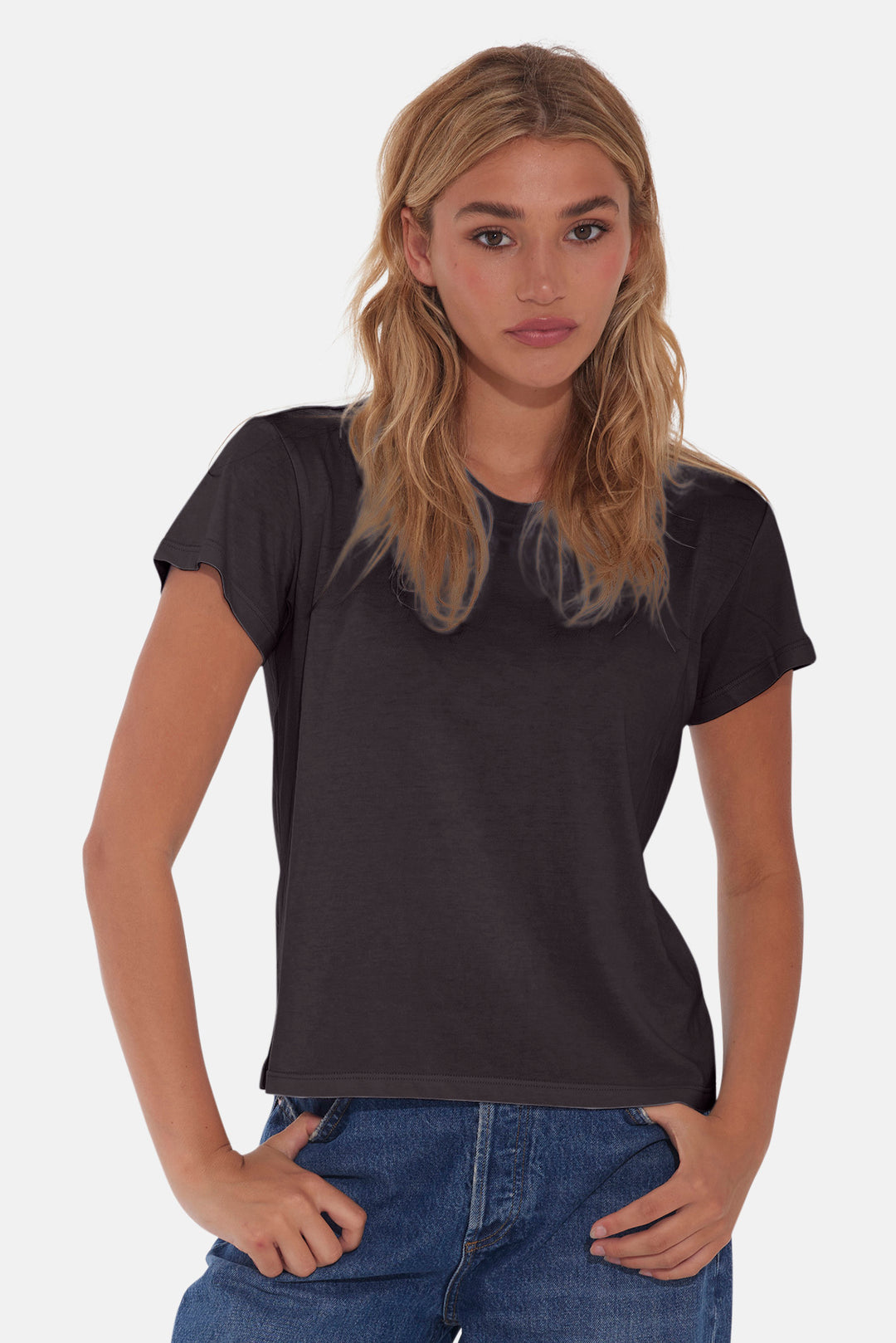 Bebe Lux Tee Bat Grey