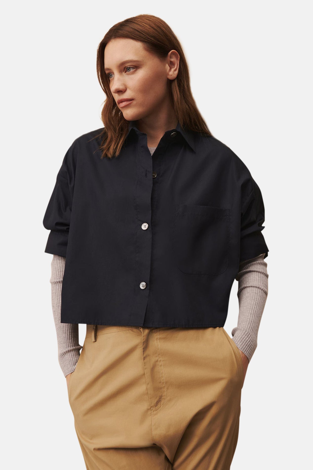 TWP Next Ex Shirt Midnight – blueandcream