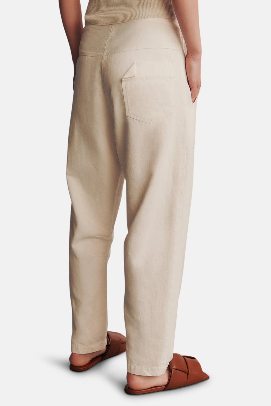 Jetties Beach Pant In Japanese Denim White