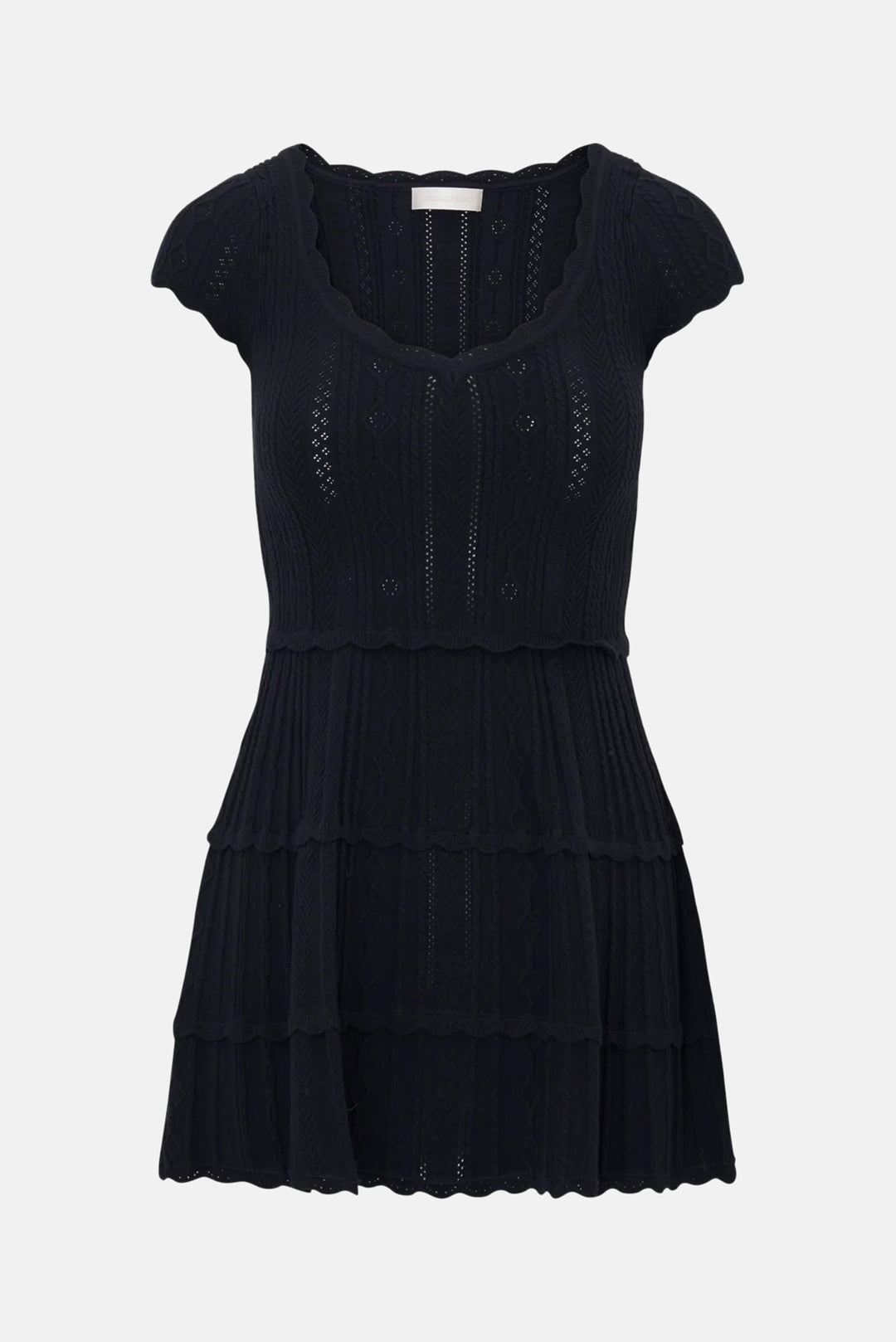 Taegan Pointelle Dress Midnight Kiss