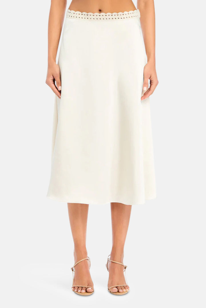 Tamsin Midi Skirt Eggshell