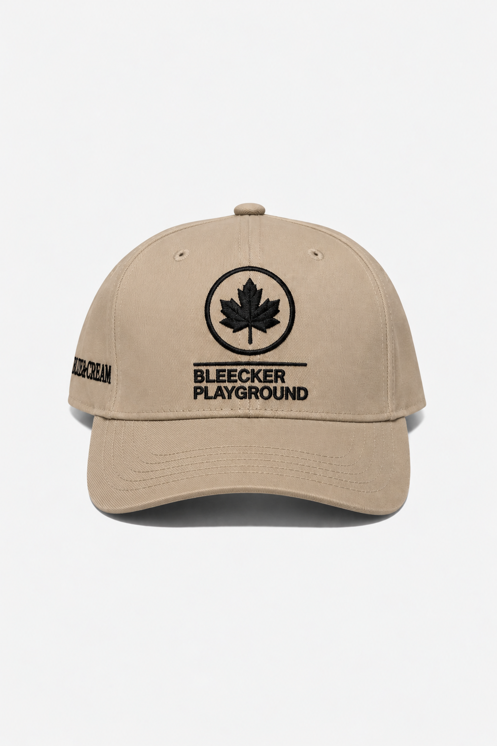 Bleecker Street Snapback Tan / Black Font