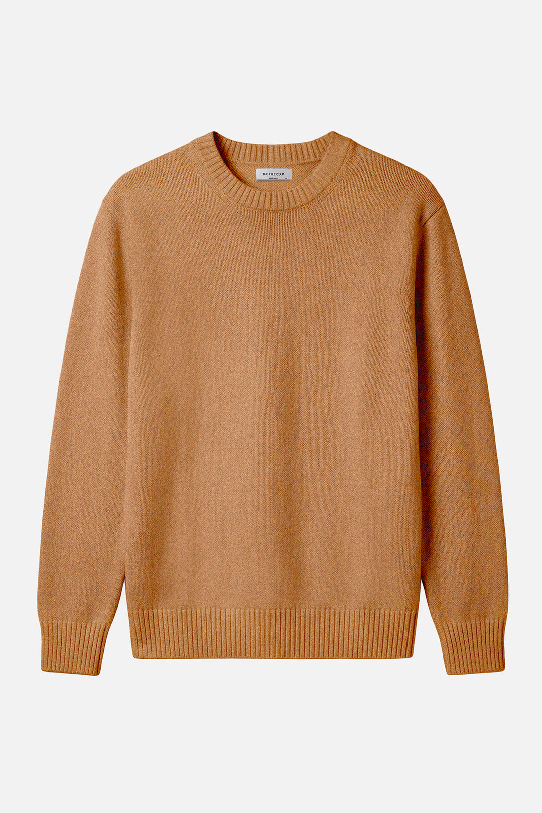 Winslow Oversized Luxe Cashmere Crew Pecan Rust