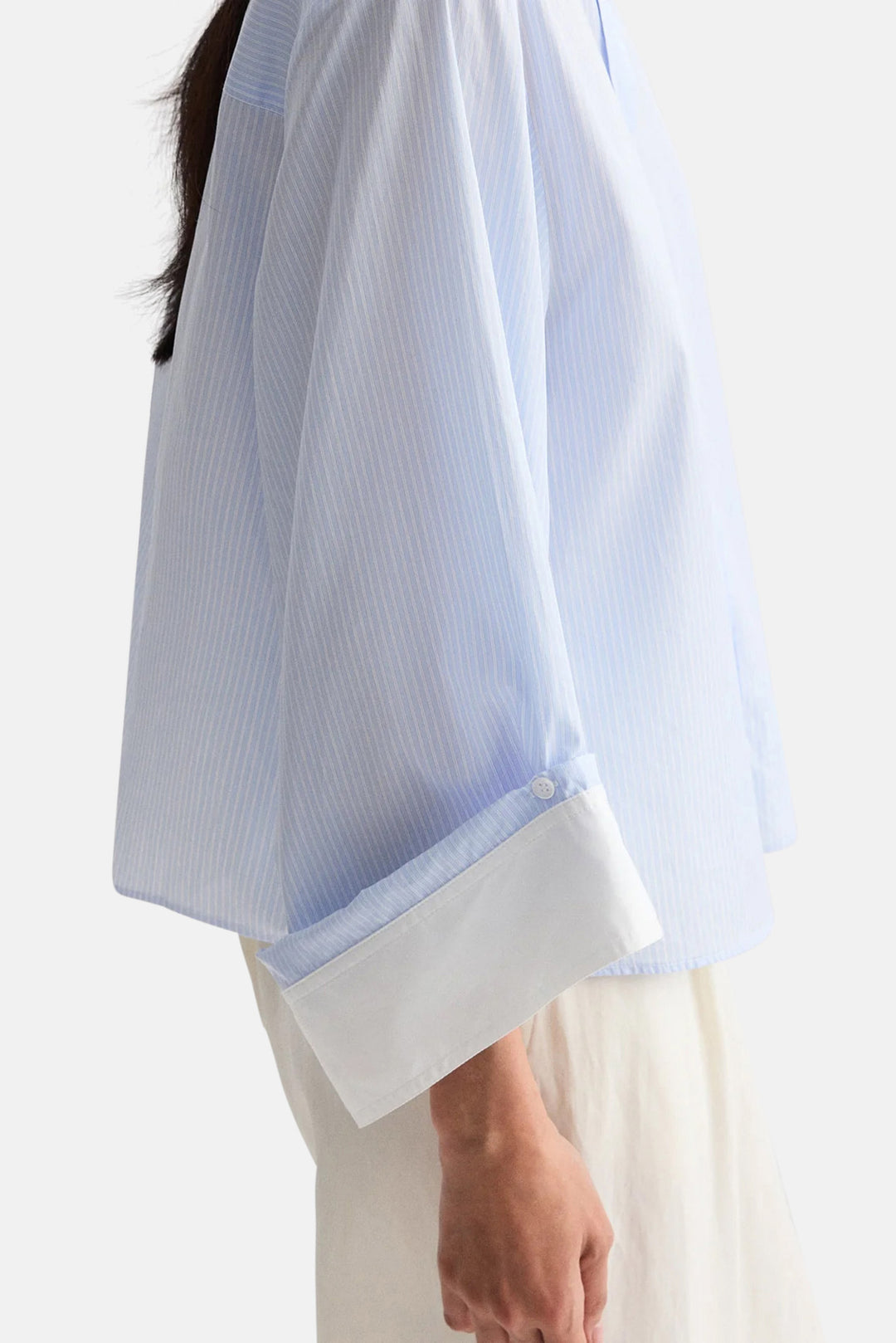 The Beau In Cotton Blue Haven/White