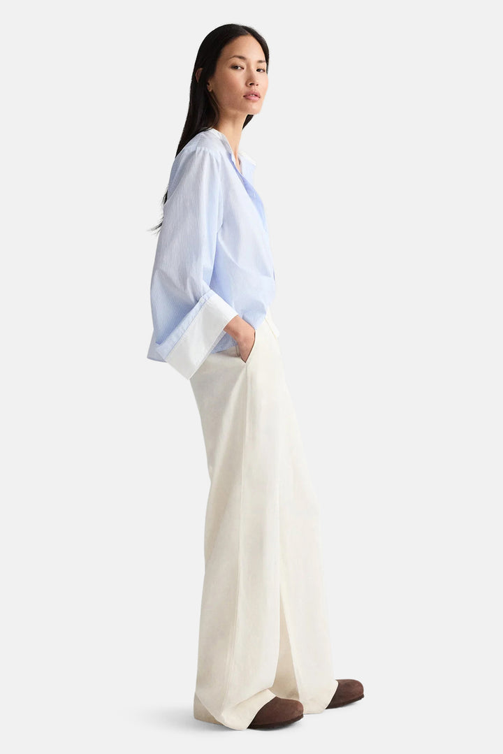 The Beau In Cotton Blue Haven/White