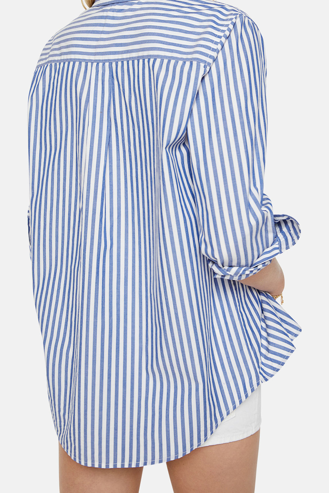 The Bestie White And Blue Stripe