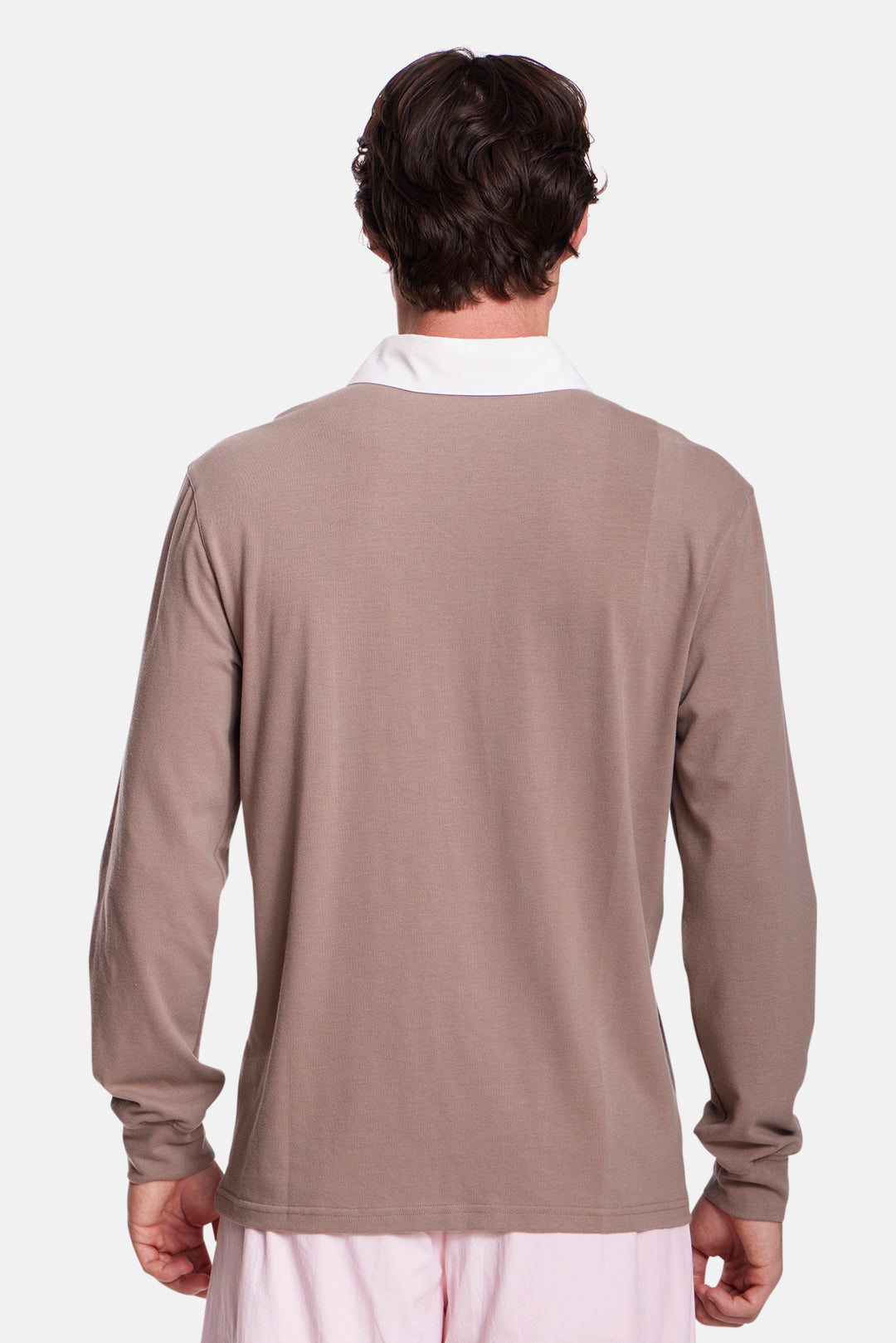 The Maseo Soft Rugby Brown/White Collar