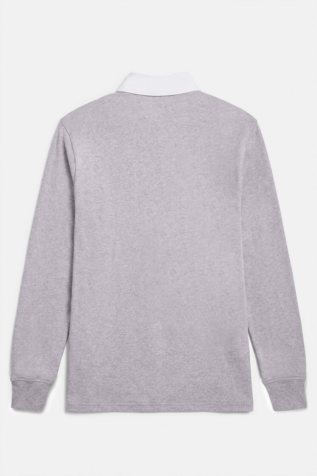 The Maseo Soft Rugby Heather Grey/White Collar
