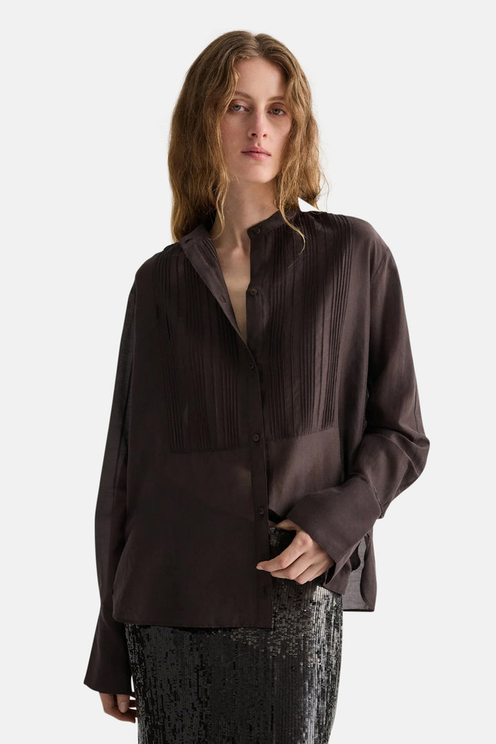 The Night Before Top in Cotton Silk Organza Delicioso