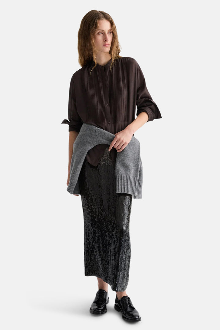 The Night Before Top in Cotton Silk Organza Delicioso