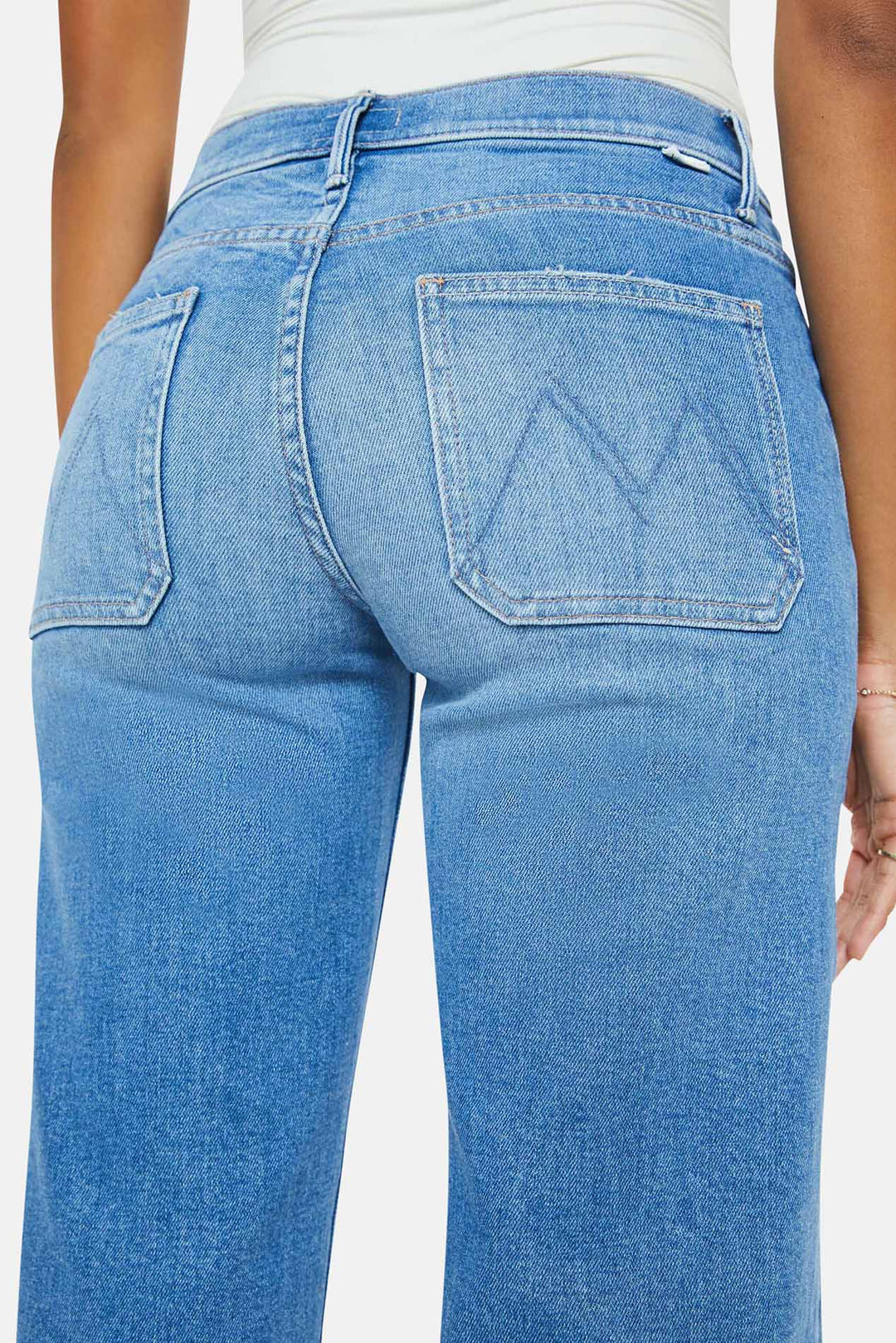 The Patch Pocket Mid Rise Maven Ankle Avant Gardener