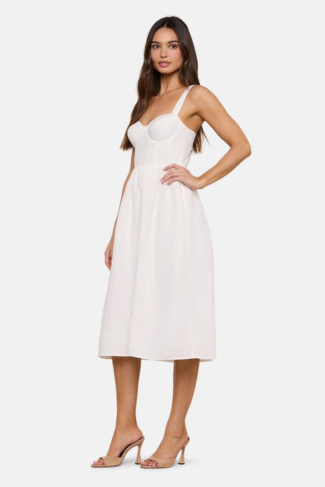 Tiani Bustier Dress Ivory