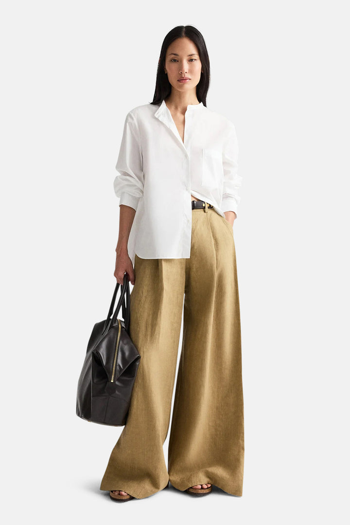 Tied Down Shirt White