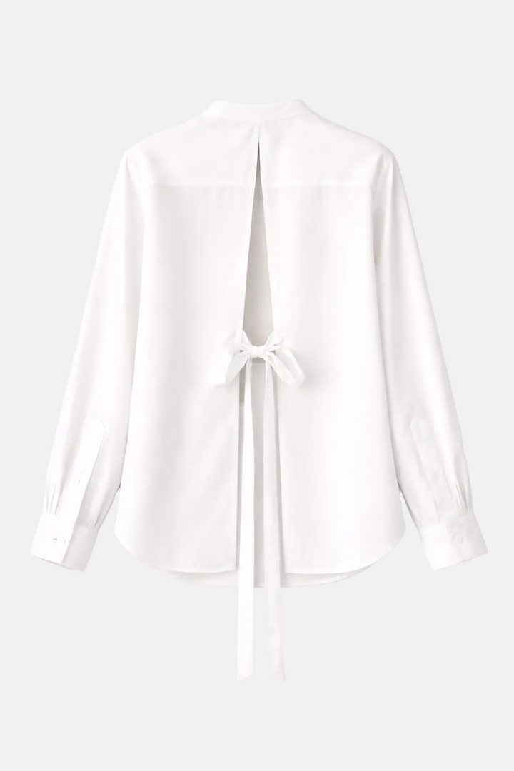 Tied Down Shirt White