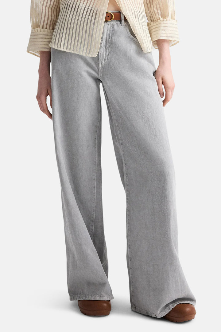 Tiny Dancer Jean in Natural Denim Oyster Mushroom