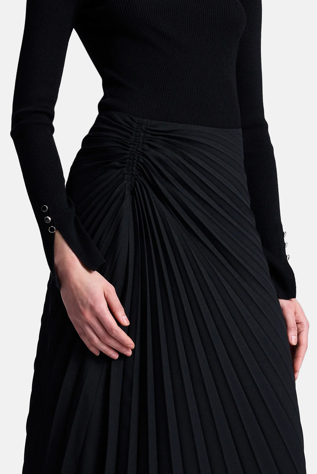 Tracy Tailored Midi Skirt Black