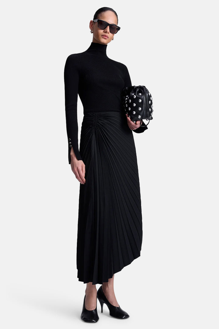 Tracy Tailored Midi Skirt Black