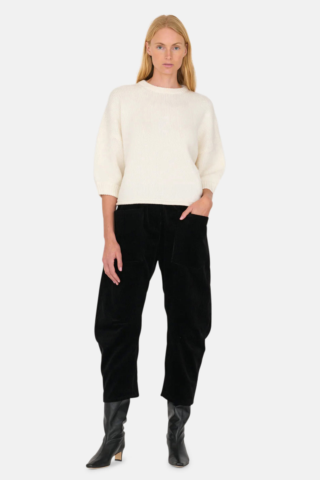 Travis Corduroy Pant Black