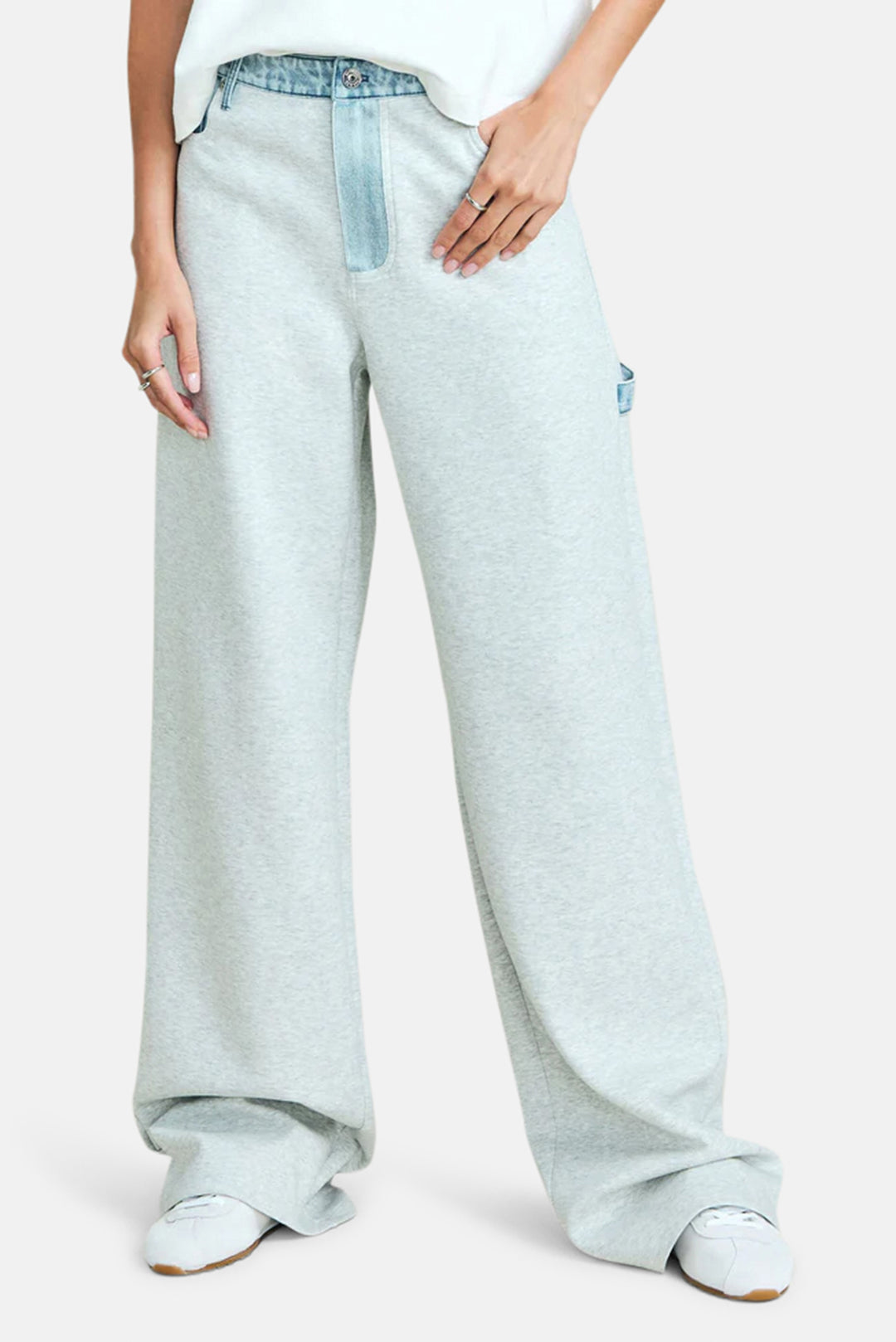 Travis Pant Light Grey/Coastline