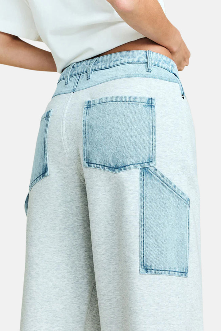 Travis Pant Light Grey/Coastline