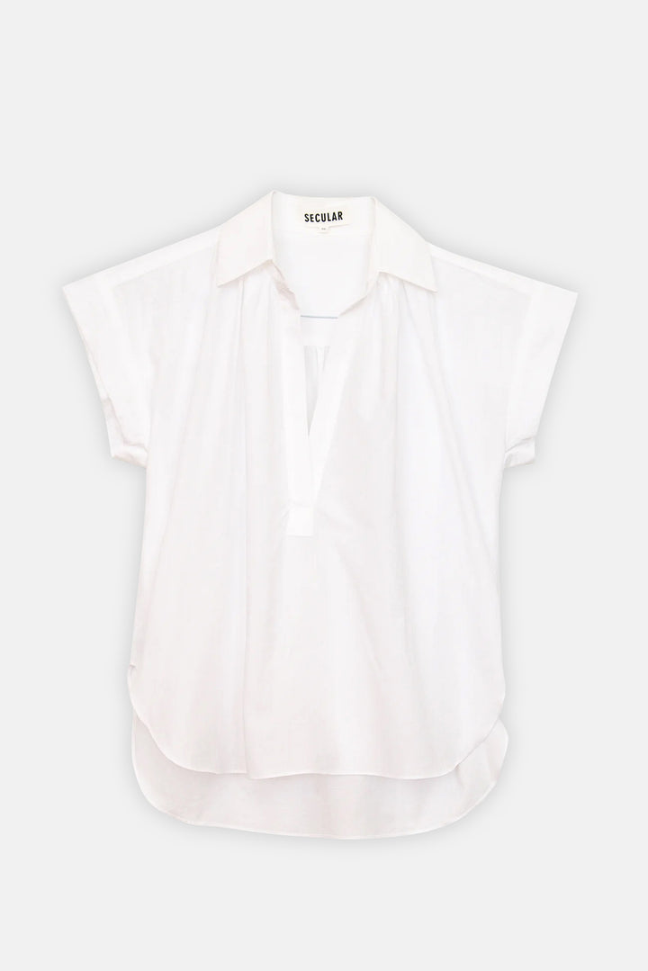 Trinity Top in Tencel White