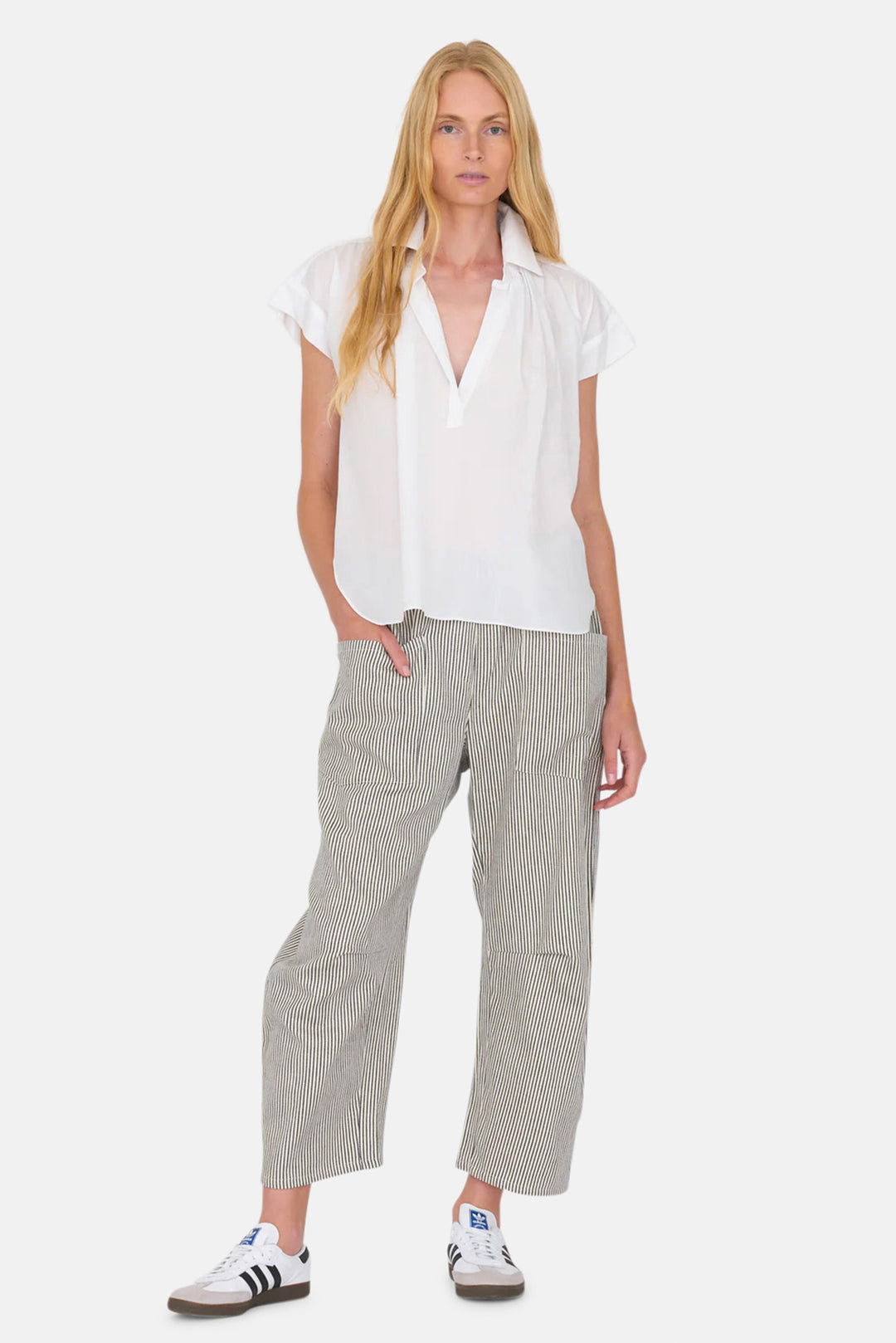 Trinity Top in Tencel White