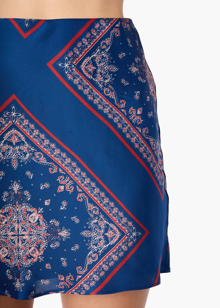 Aviva Mini Skirt Mariner's Bandana