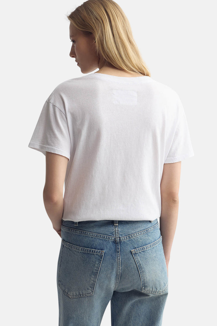 US 1974 Printed Brady Tee White/Red Print