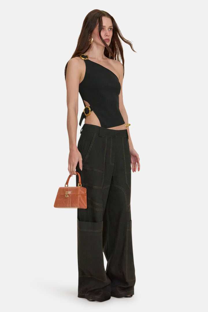 Valeria Knit Top Black