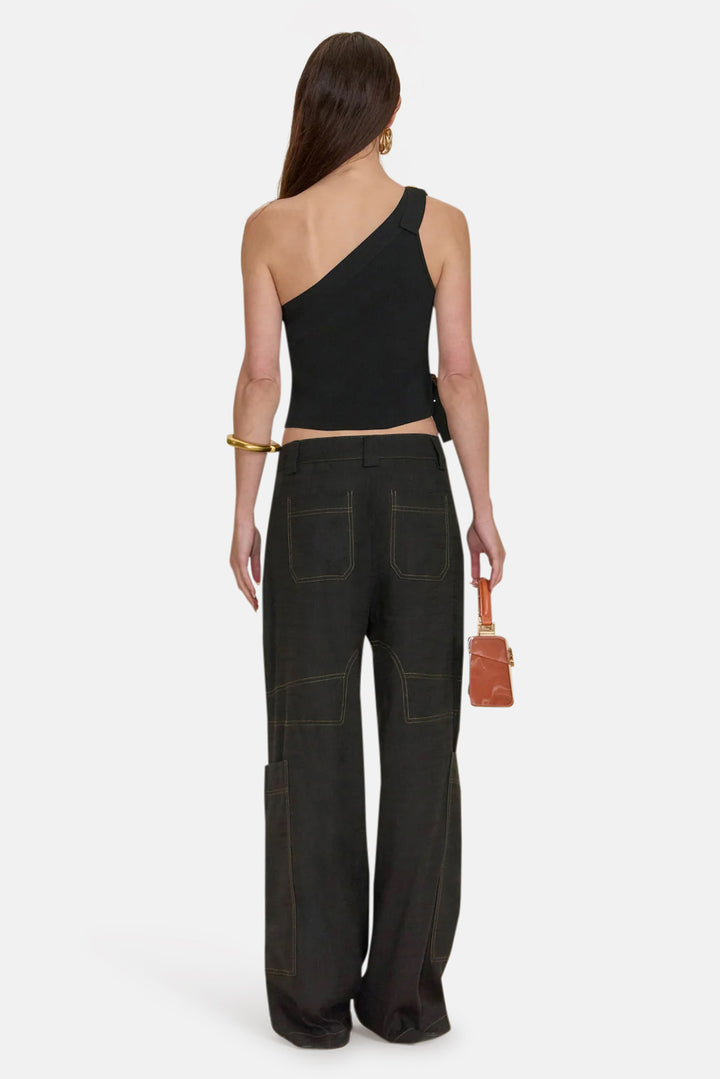Valeria Knit Top Black