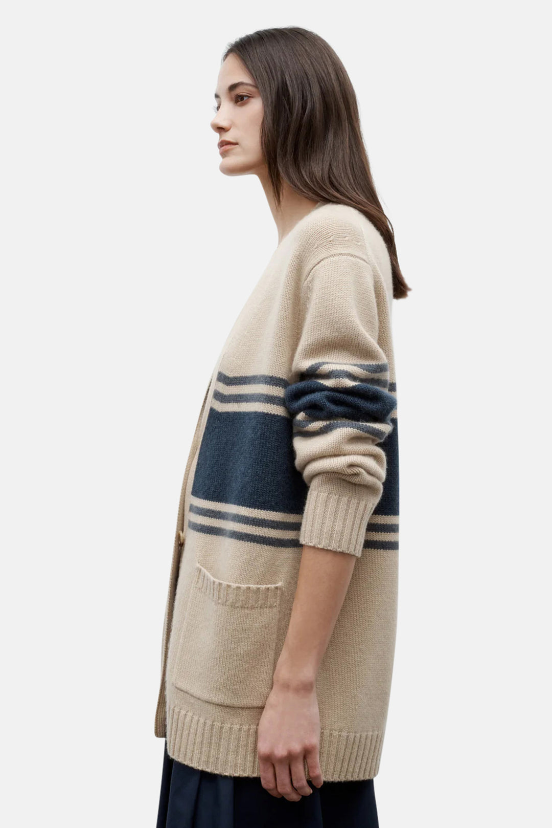 Varsity Phoebe Sweater in Italian Cashmere Twine