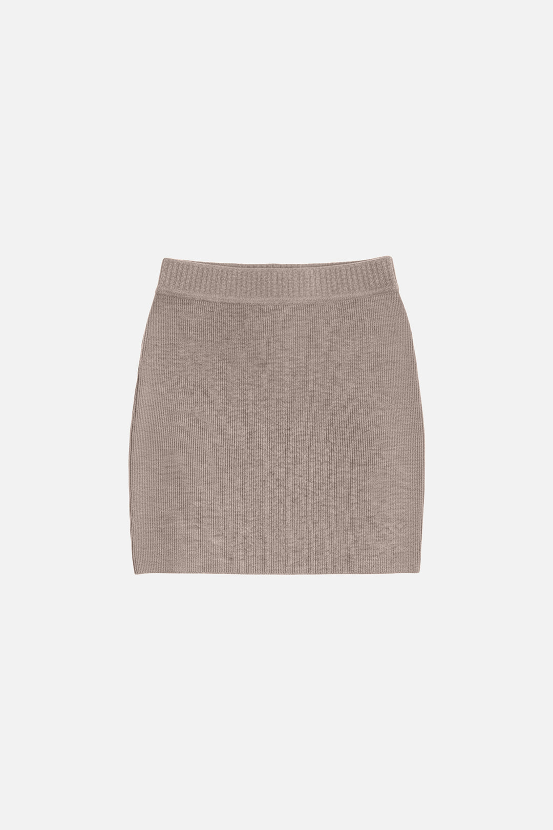 Jane Cashmere Mini Skirt Sand