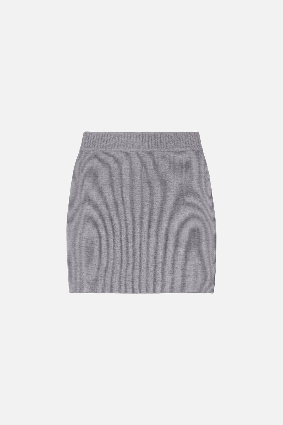 Jane Cashmere Mini Skirt Castle Grey
