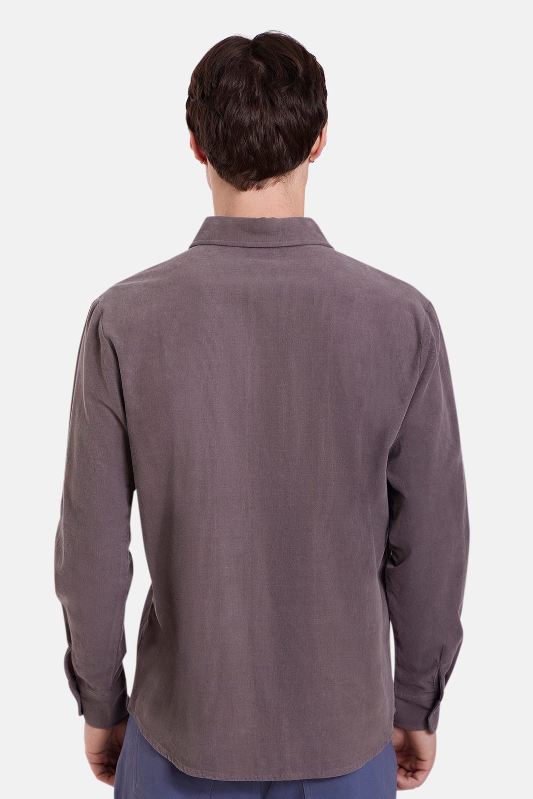 Warren Fine Cord Shirt Taupe