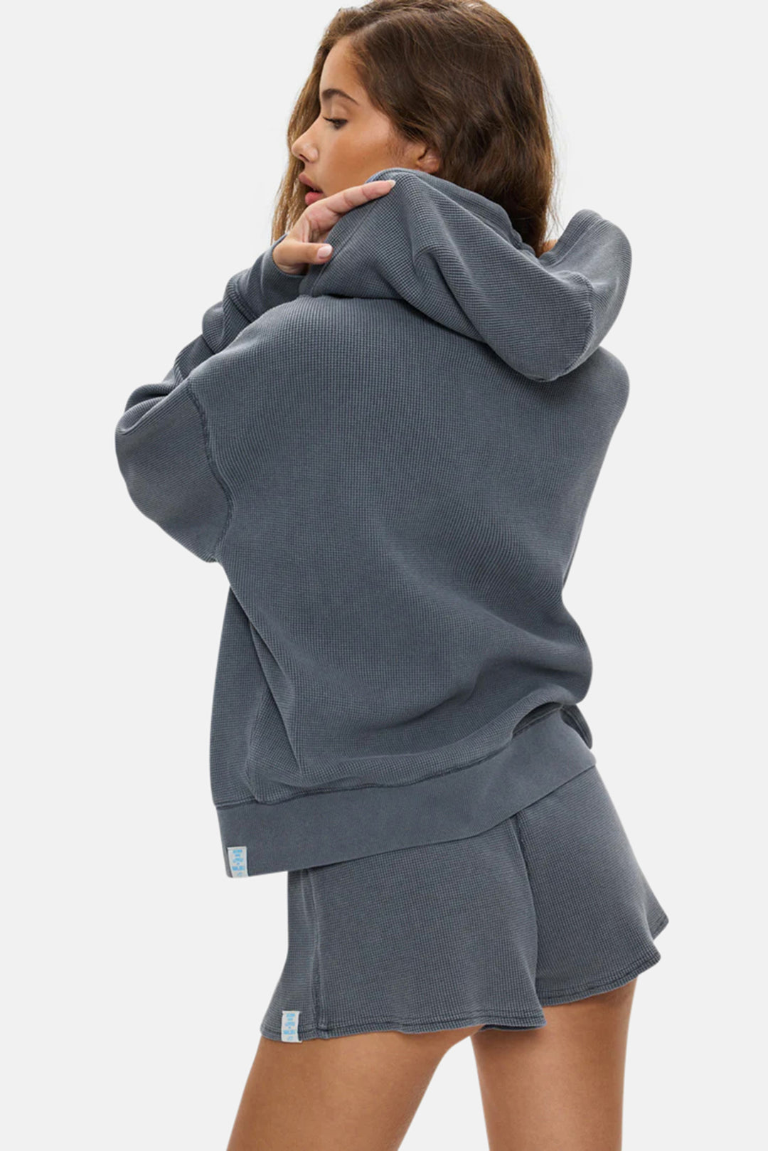 Weekend Thermal Hoodie Shadow Blue