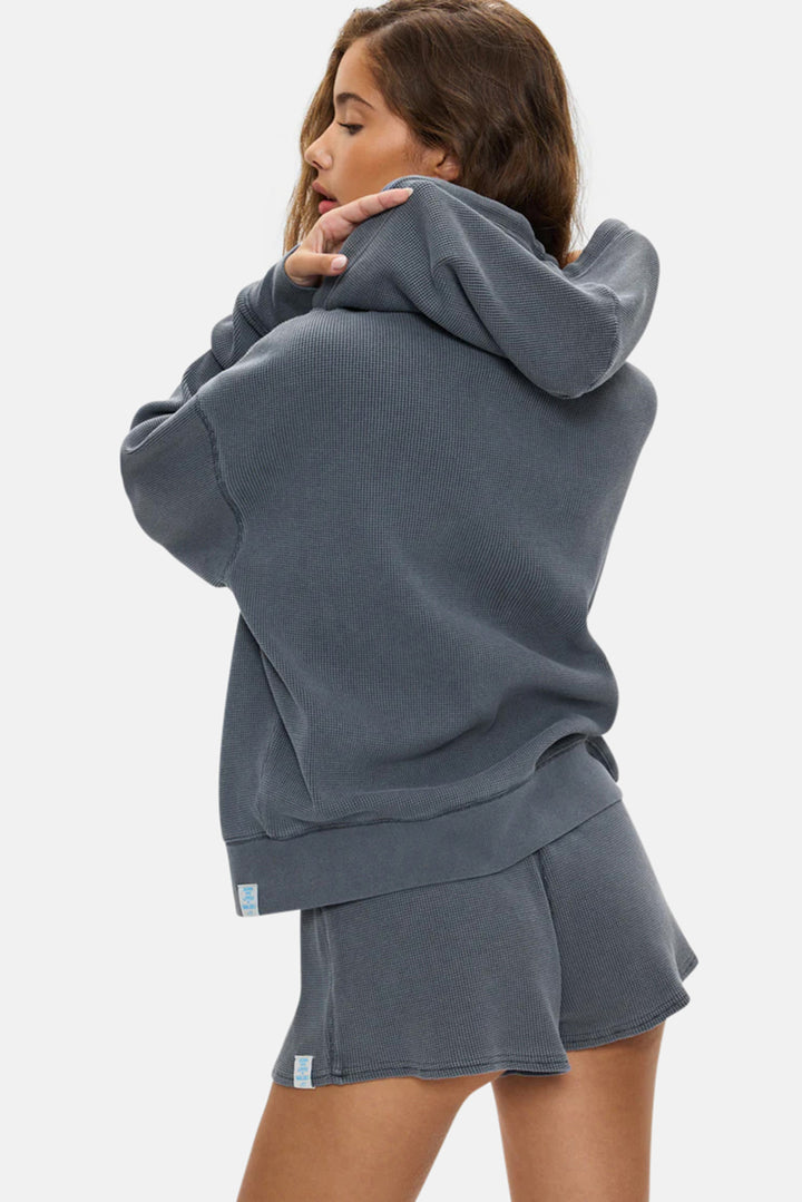 Weekend Thermal Hoodie Shadow Blue