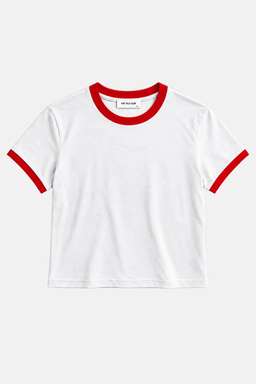Bebe Tee White / Red Ringer