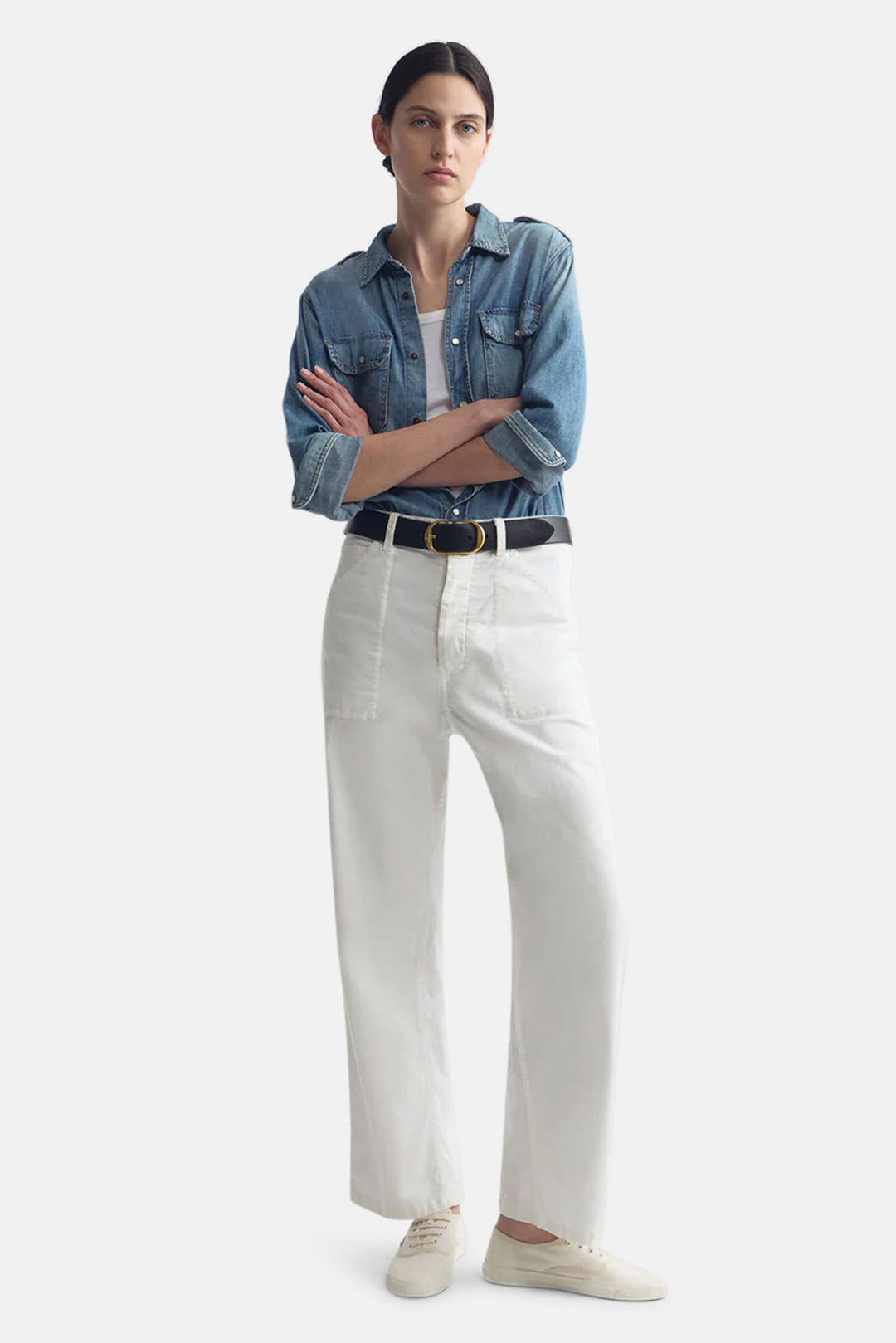 Whitney Pant White