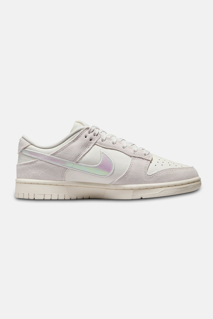 Women's Dunk Low Photon Dust/Iridescent Swoosh