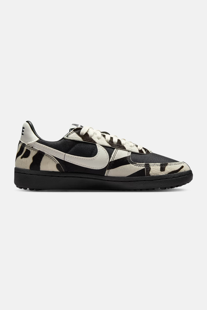 Womens Field General Black Sail Zebra Print