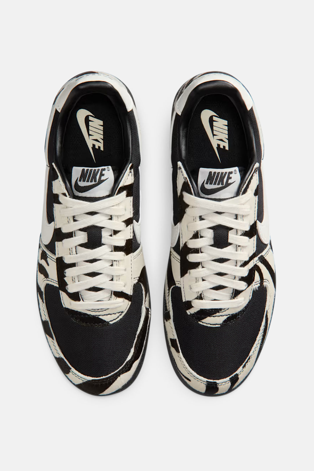Womens Field General Black Sail Zebra Print