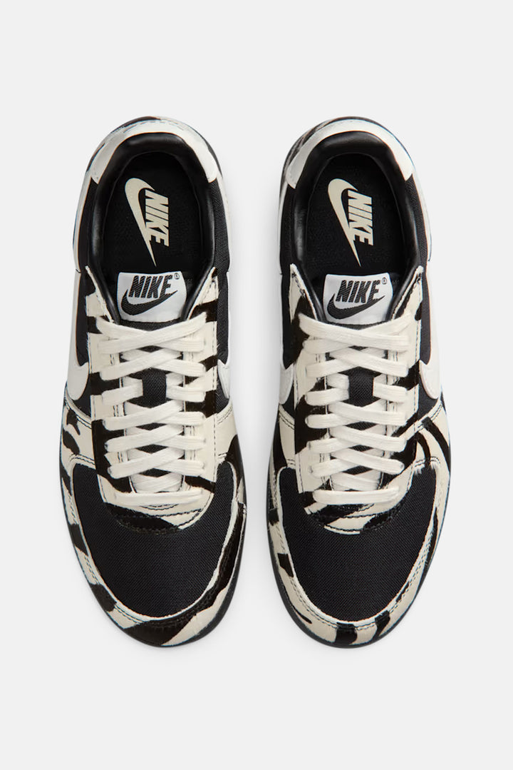 Womens Field General Black Sail Zebra Print