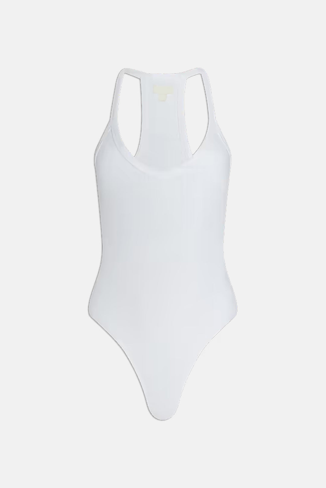 Wrenna Racerback Bodysuit White