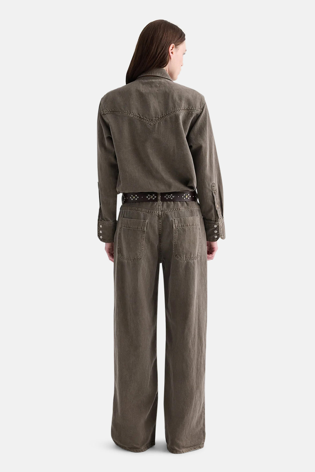 Yellowstone Shirt in Natural Denim Slate